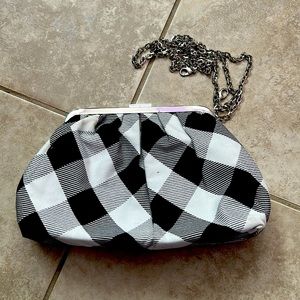 Never used White House black market convertible handbag clutch detachable strap